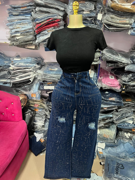 Ripped stone jean 281