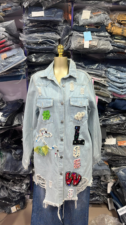 Design denim shirt