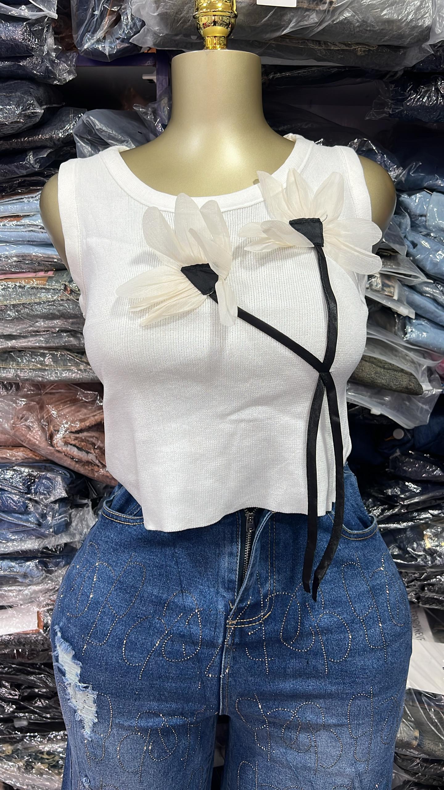Rose design top size6-16