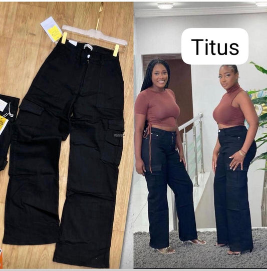 Side pocket cargo jean