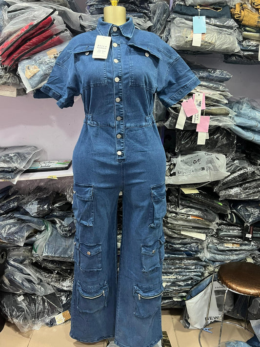 Cargo jumpsuit 9836