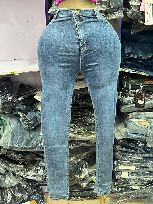 Blue skinny jean 2132#