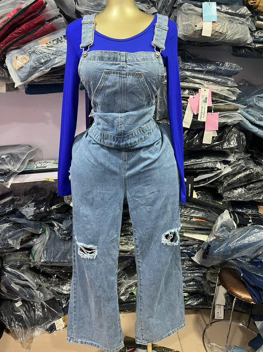 Ripped Dungarees