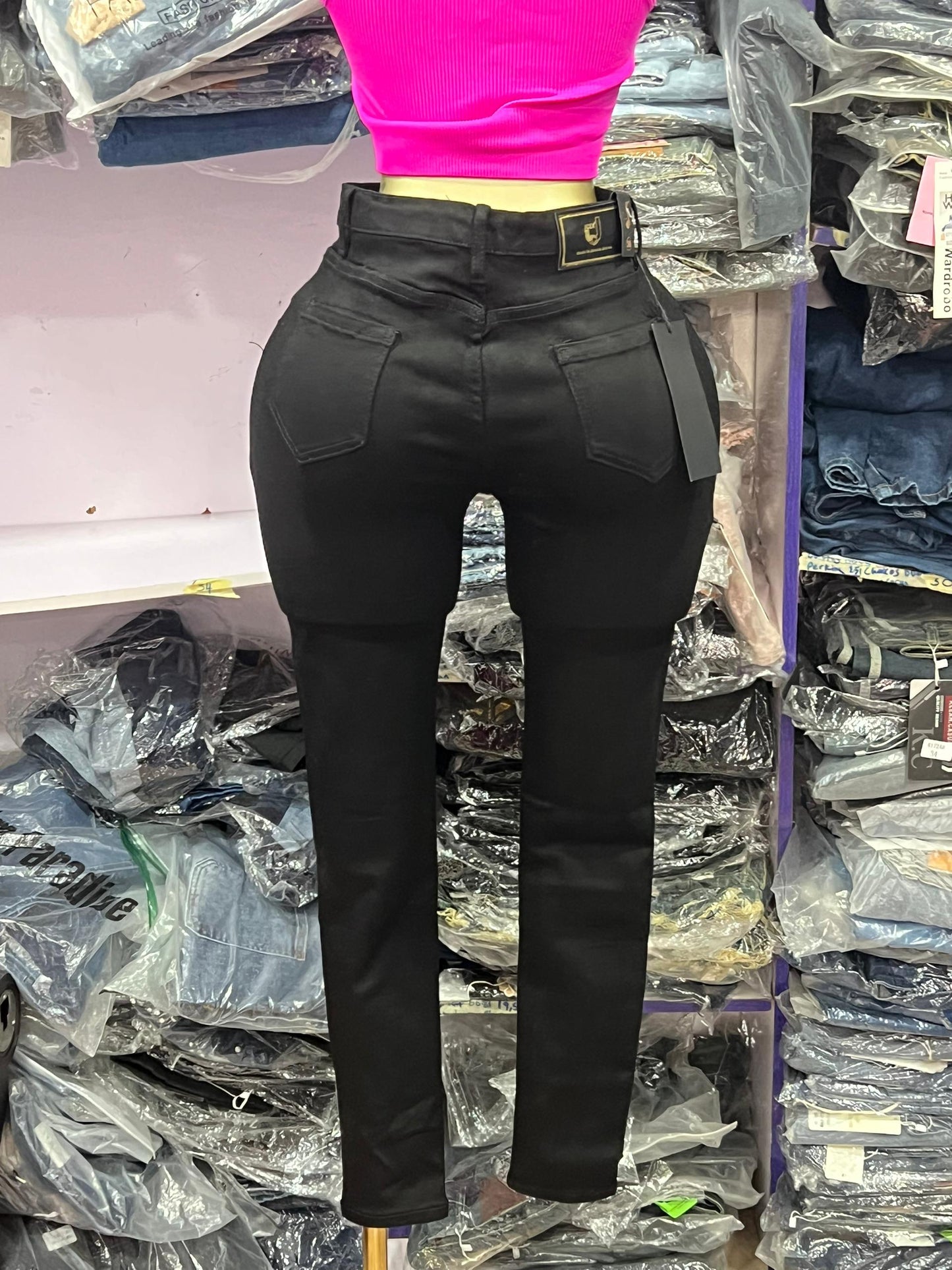 Black skinny jean B4395