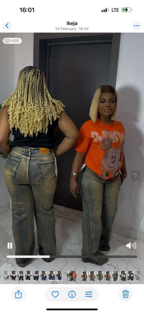 Palm paradise boyfriend jeans J511