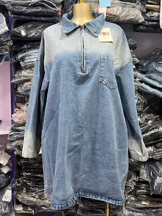 Denim gown 3459