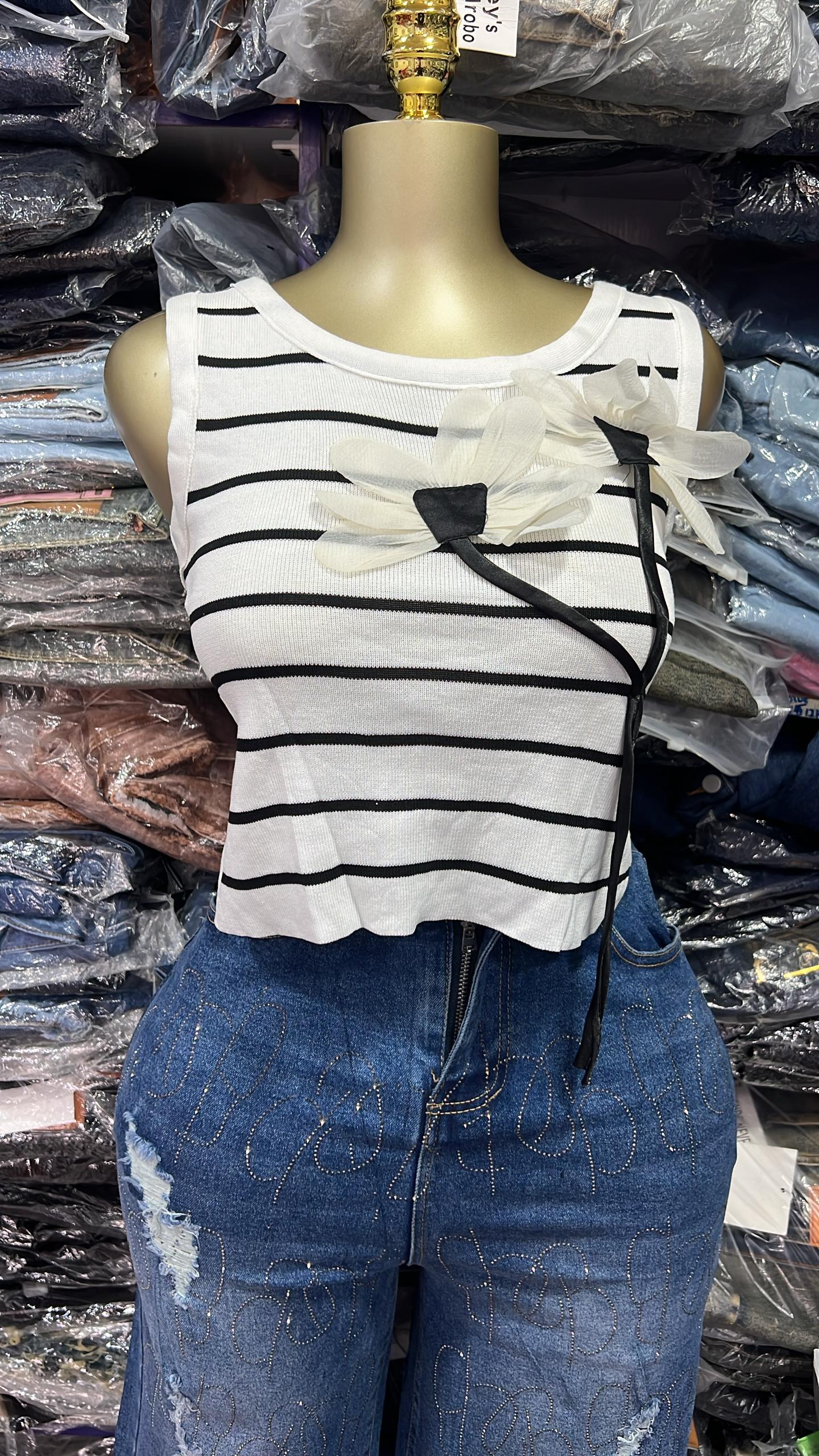 Rose design top size6-16