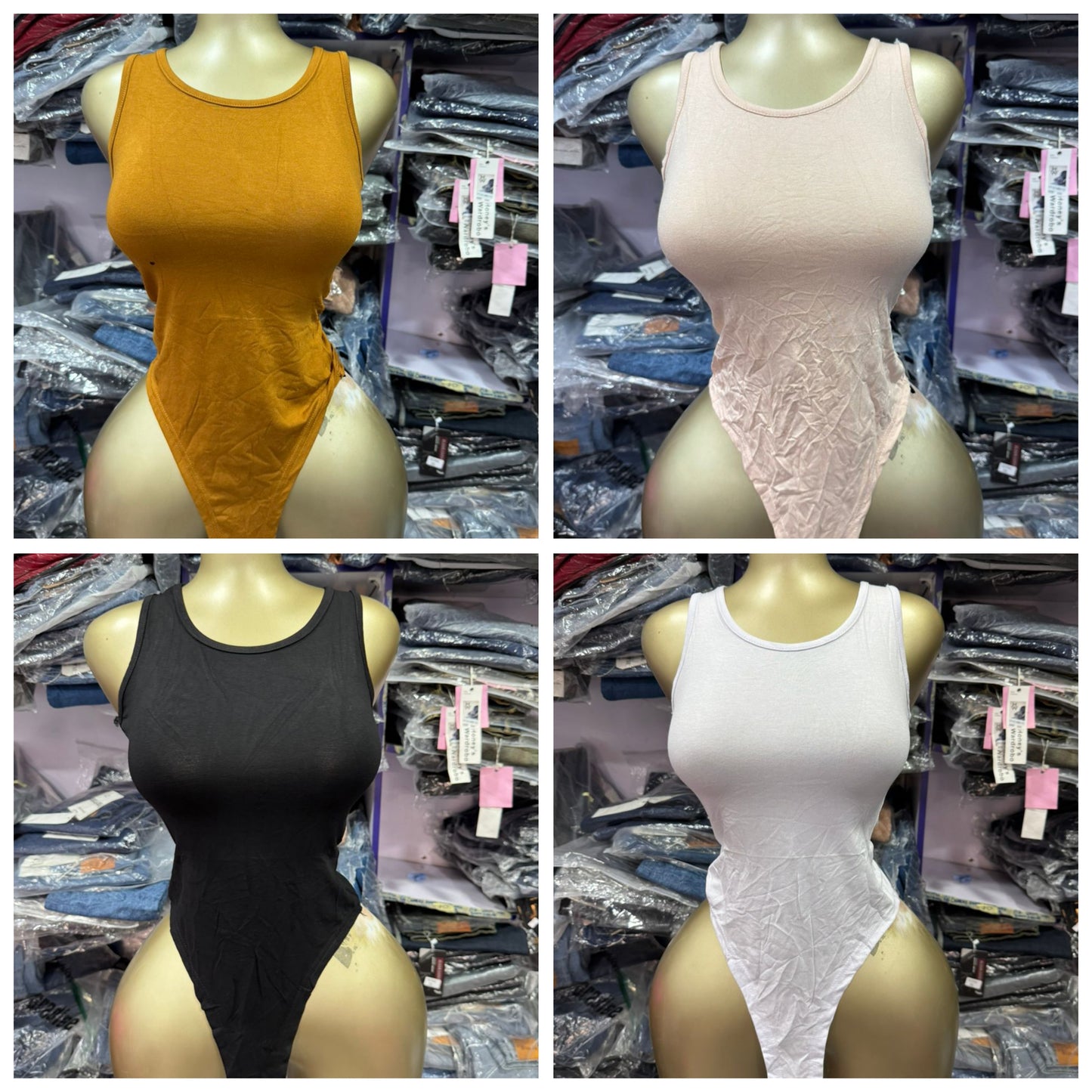 Sleeveless bodysuit size6-12