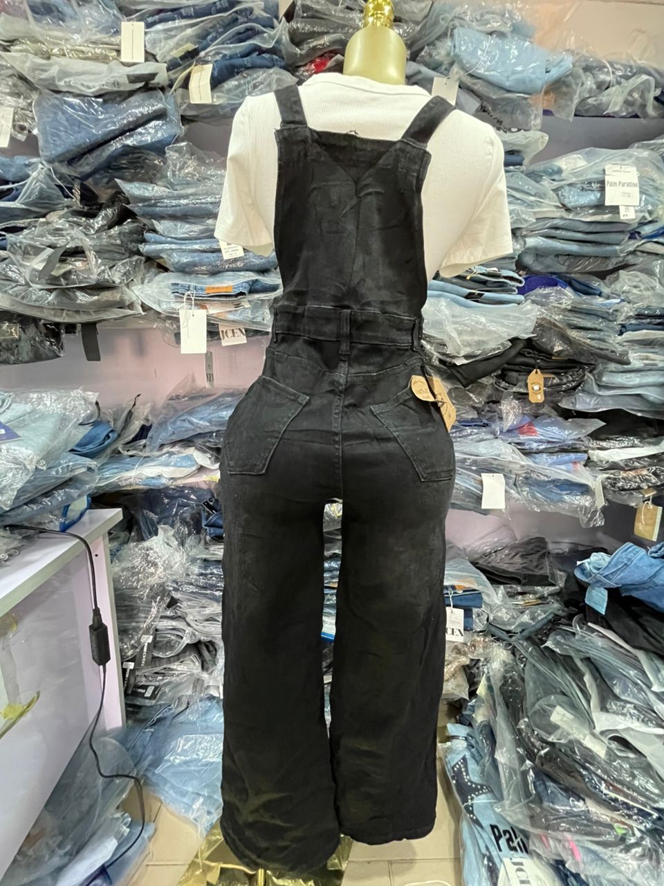 Vintage wears Dungarees black 8672