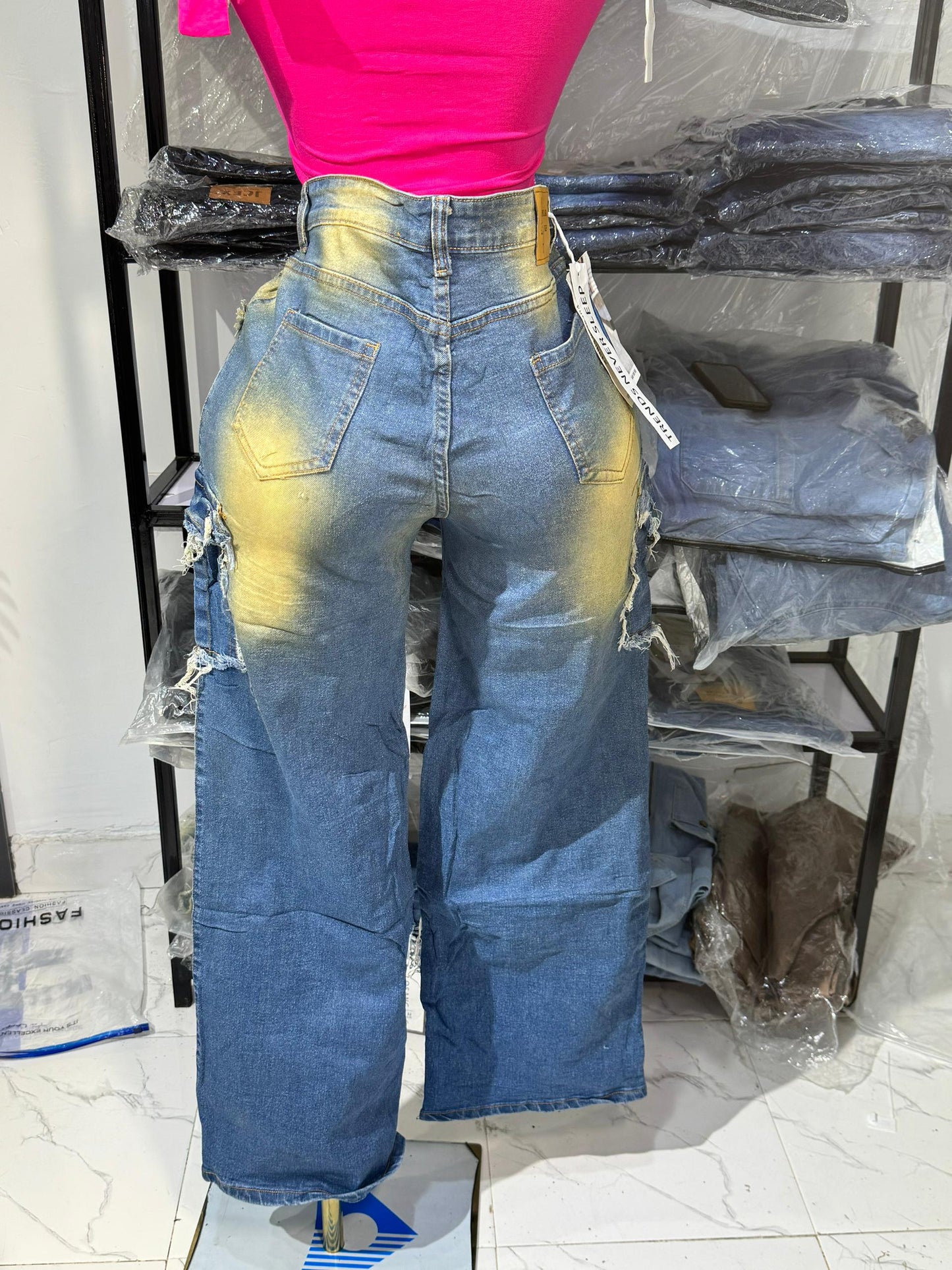 Popular singer cargo jeans